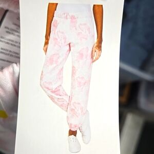 Pink Tie-Dye Women's Jogger Pants
